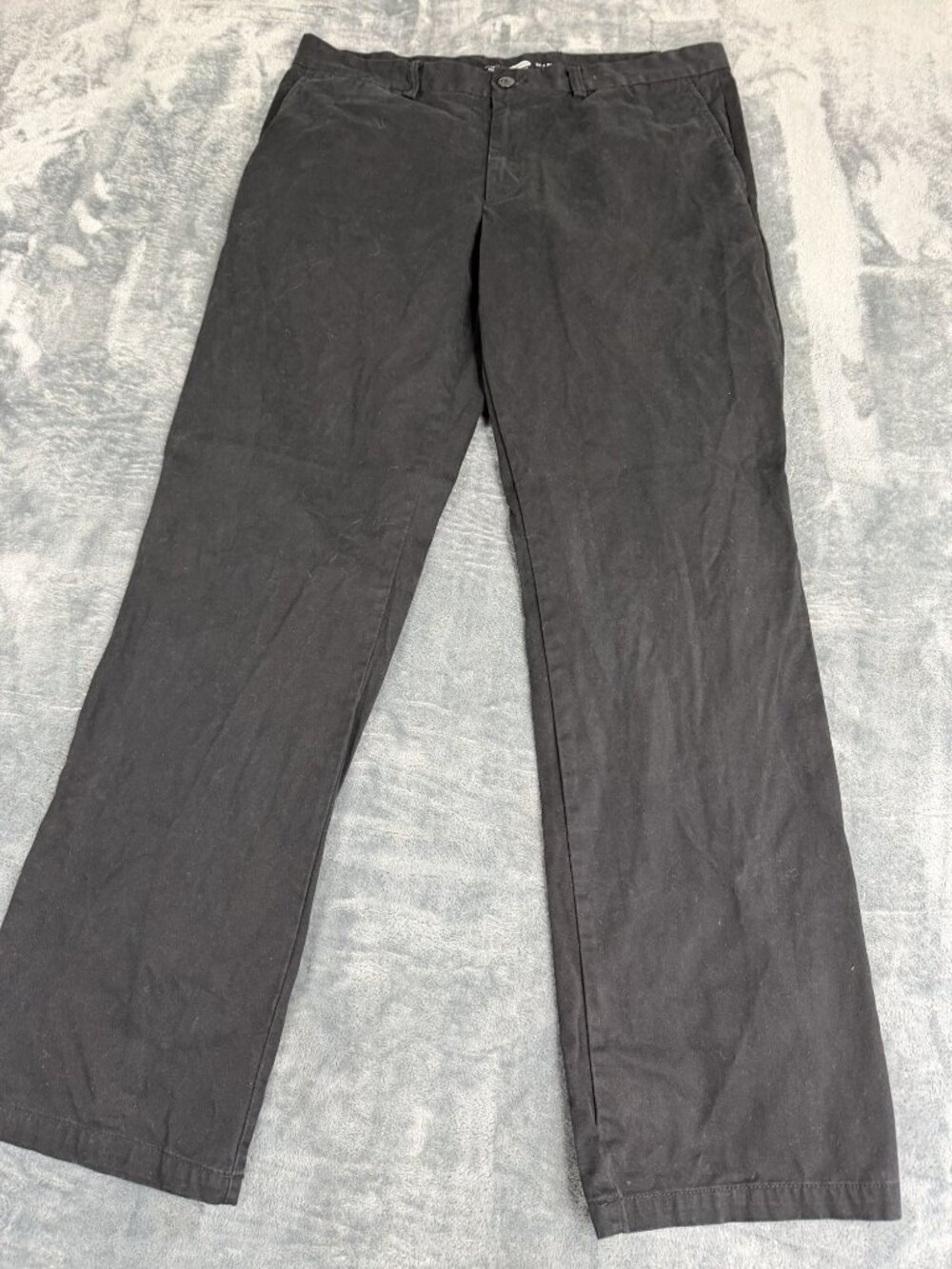 Old Navy Mens Black Loose Fit Chino Pants 36x34